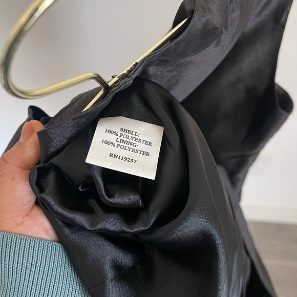 L’ECOLE DES FEMMES Black High Neck Dress Size Small - Picture 5 of 7